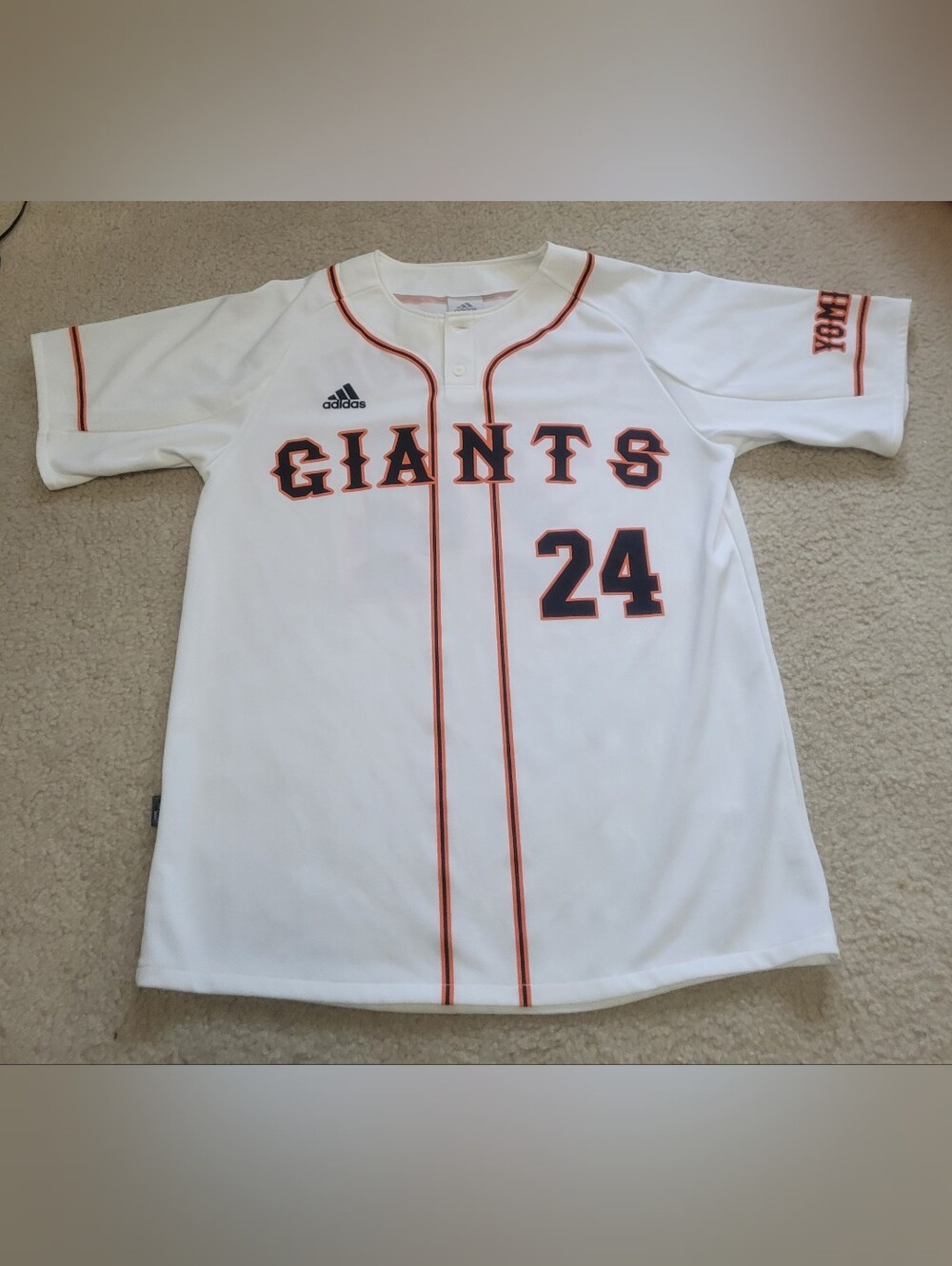 Vintage Adidas Tokyo Giants Yohiuri Takahashi #24 Baseball Jersey Mens UK 38/40